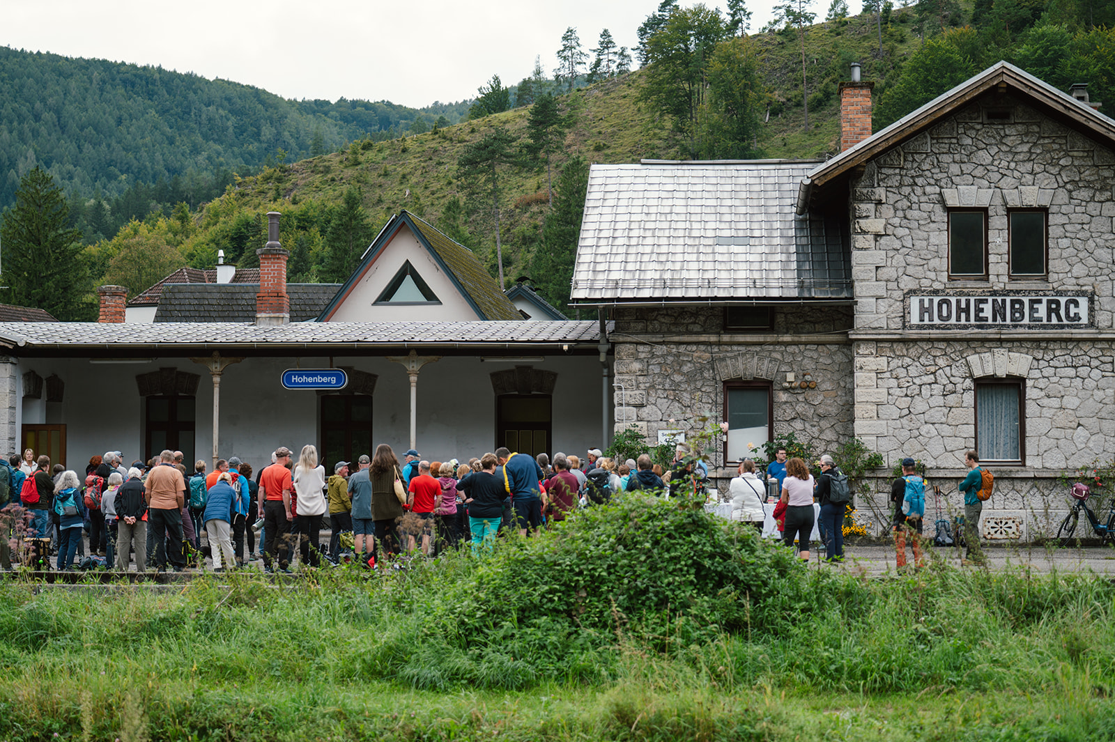 Am Bahnhof in Hohenberg